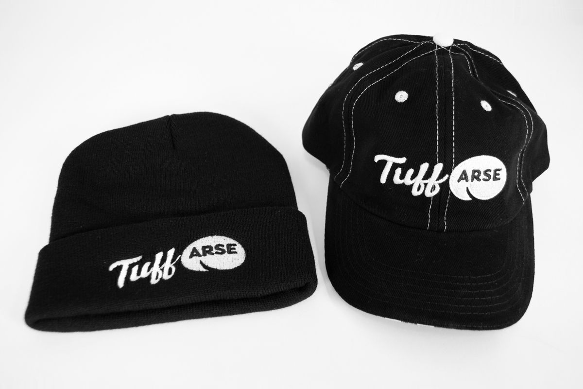 Tuff Arse Camp Chairs T Shirt Apparel Promo Beanies Caps Hats