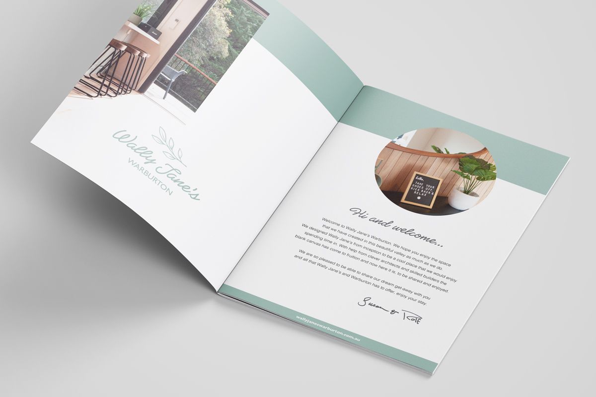 Wally Jane's Retail Accommodation Booking Guest Book