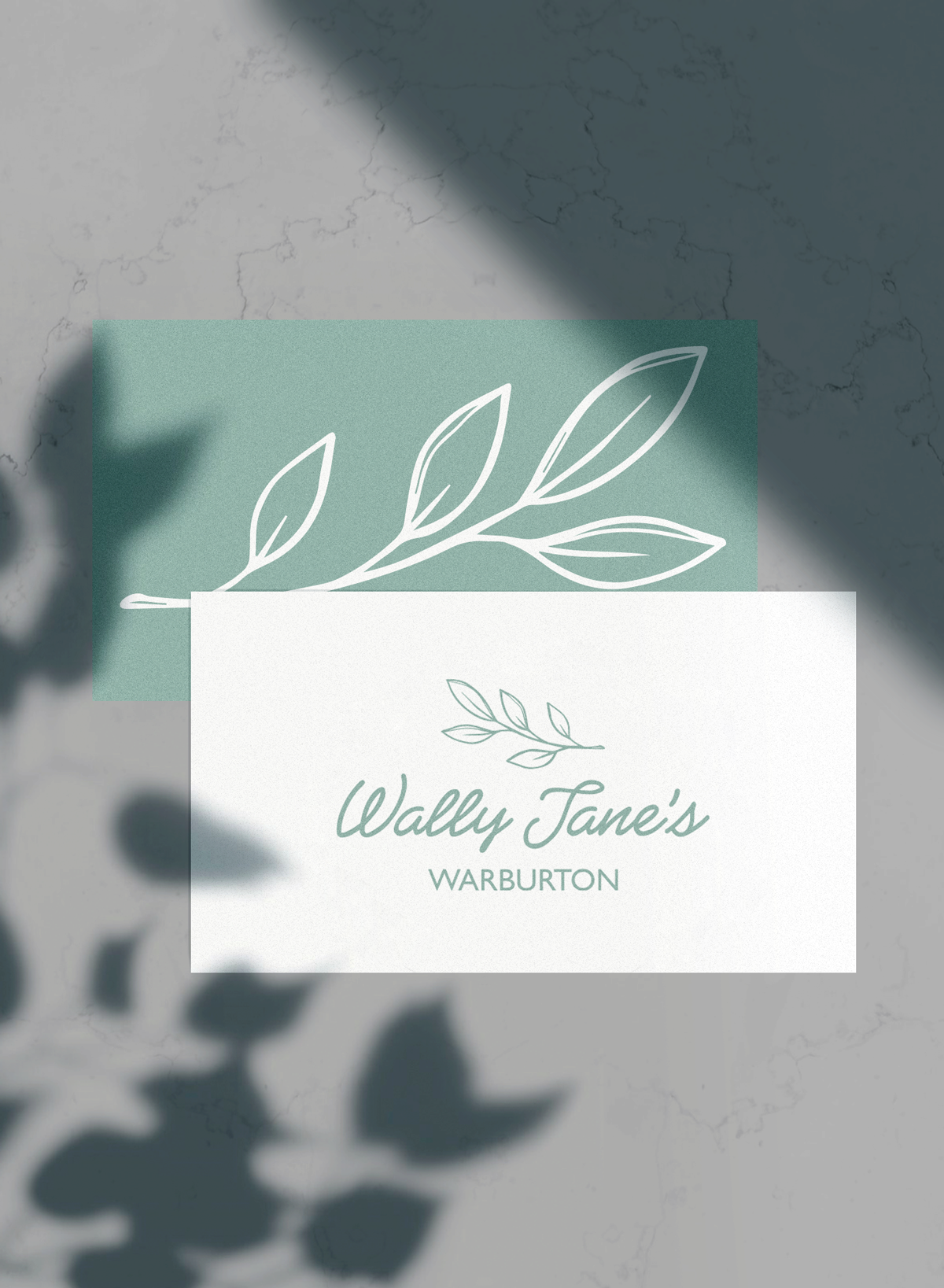 Wally Jane's Retail Accommodation Booking Business Cards