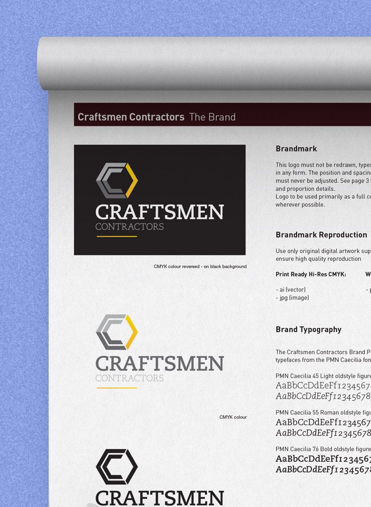 craftsman logo style guide  
