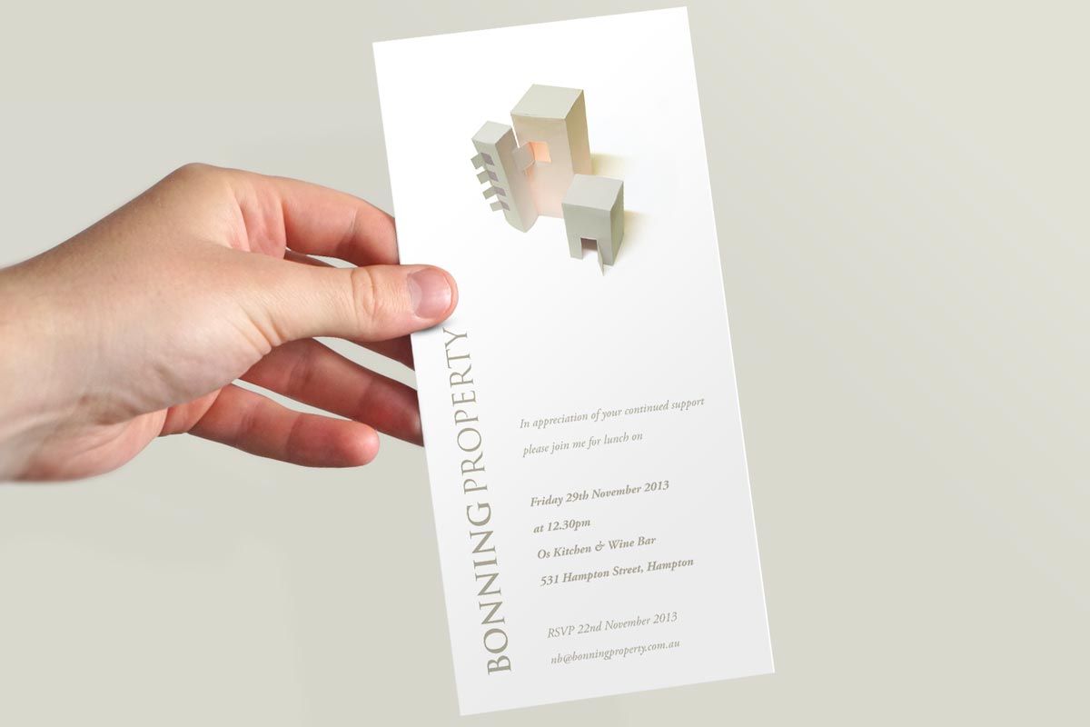 Bonning Property event invite