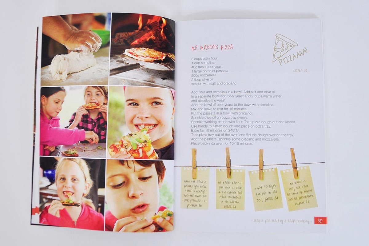 Sandringham recipe cookbook pizza