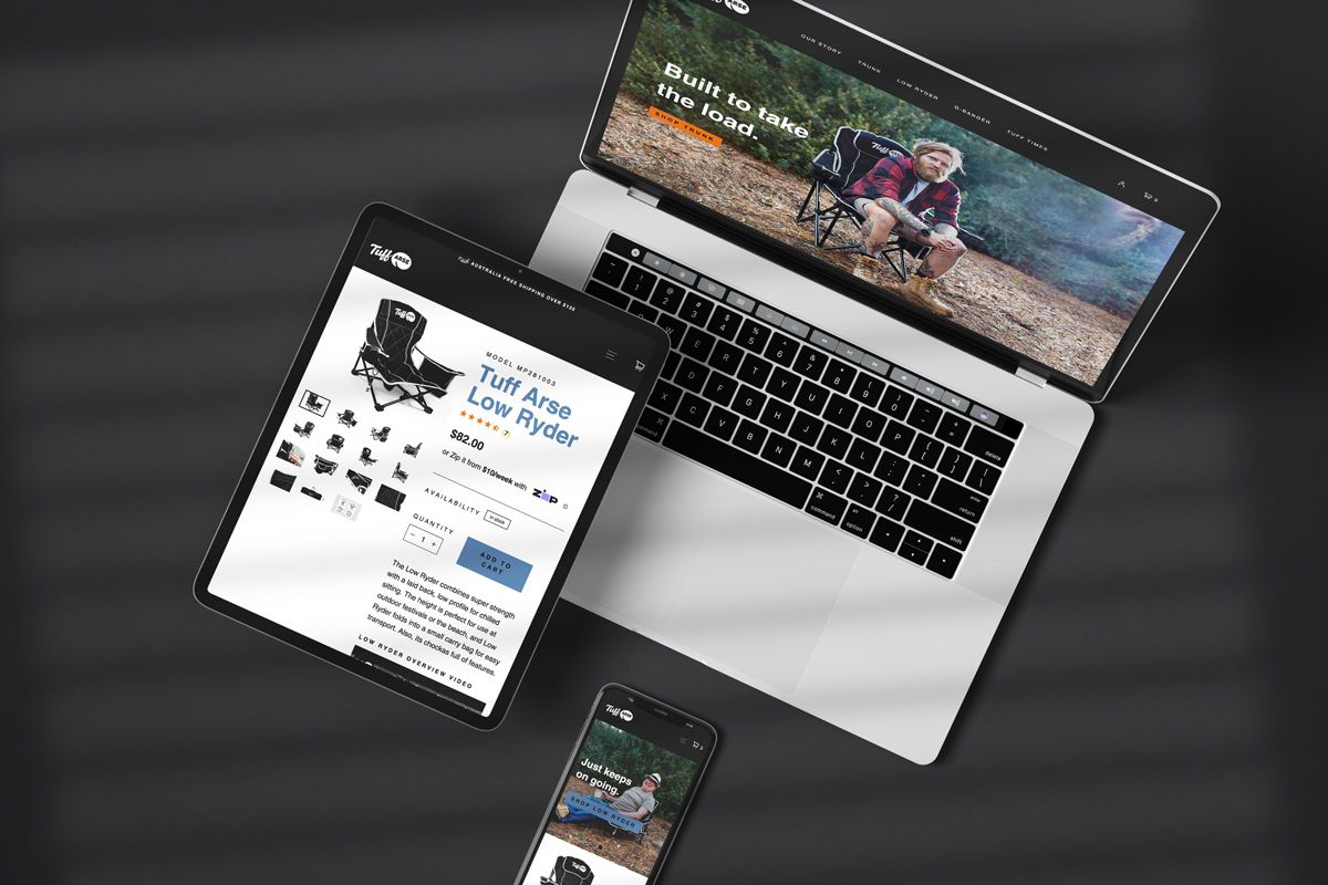 Tuff Arse Camp Chairs - Website