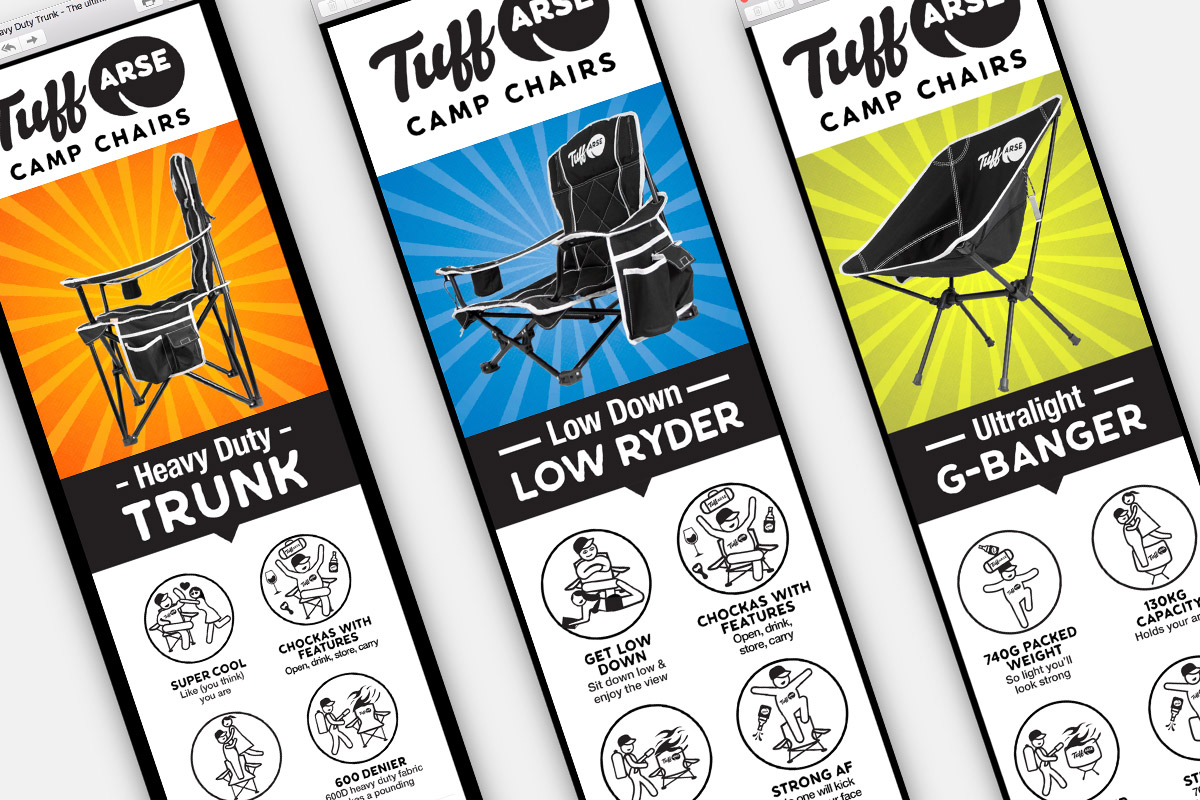 Tuff Arse Camp Chairs