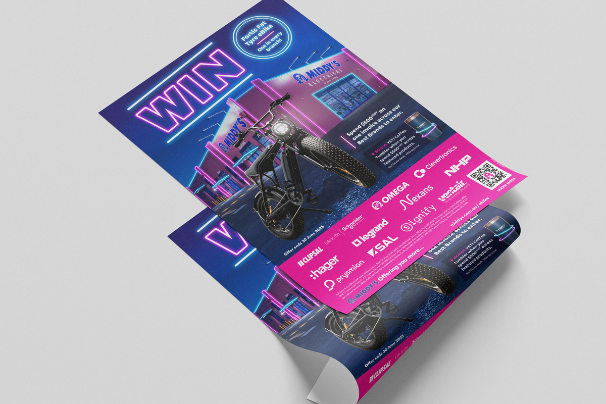 Middy's Win a bike flyer