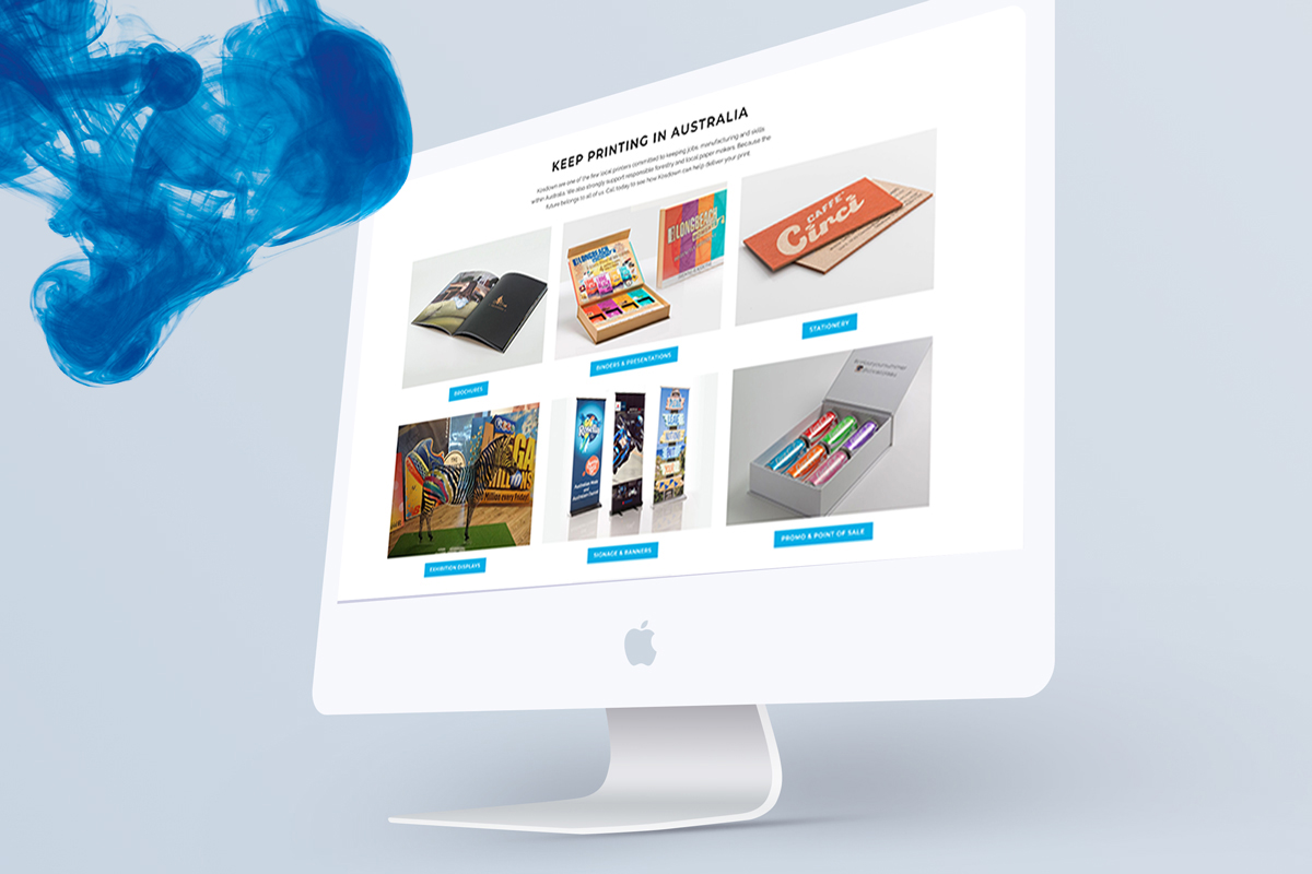 Kosdown printing website