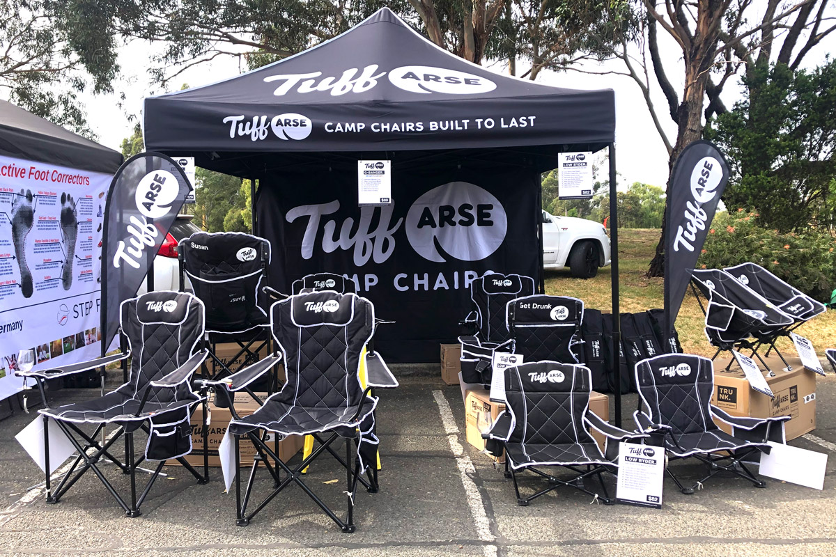 Tuff Arse Camp Chairs - Camp Show