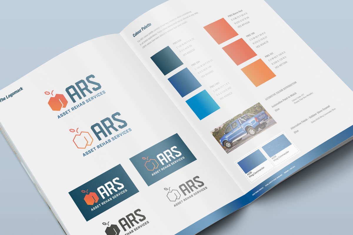 ARS Commercial Asset Rehabilitation Services Brand Style Guide
