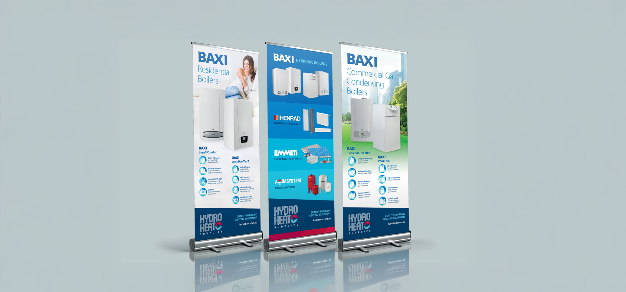 HydroHeat Pull Up Banners