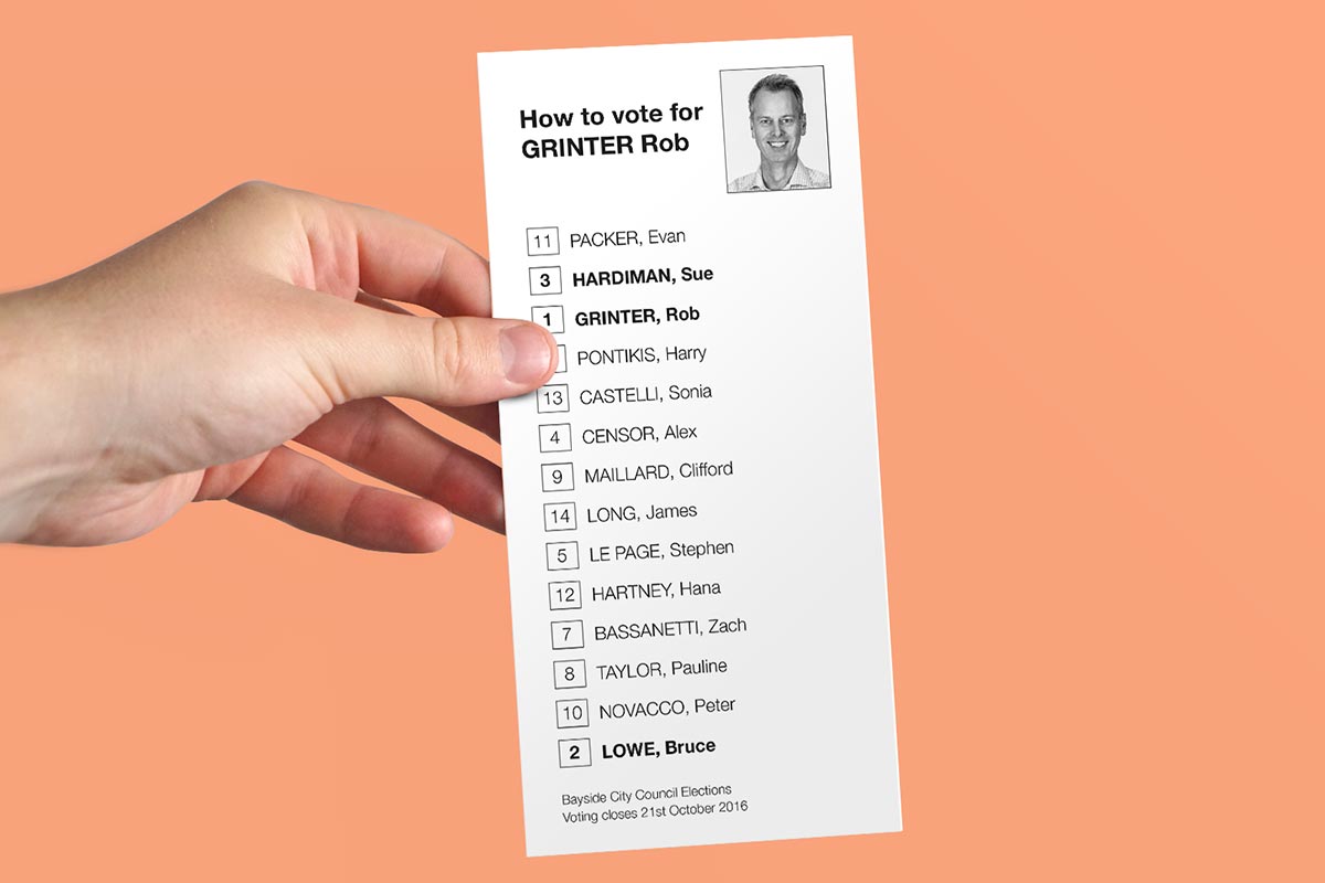 Rob Grinter Council Election Campaign