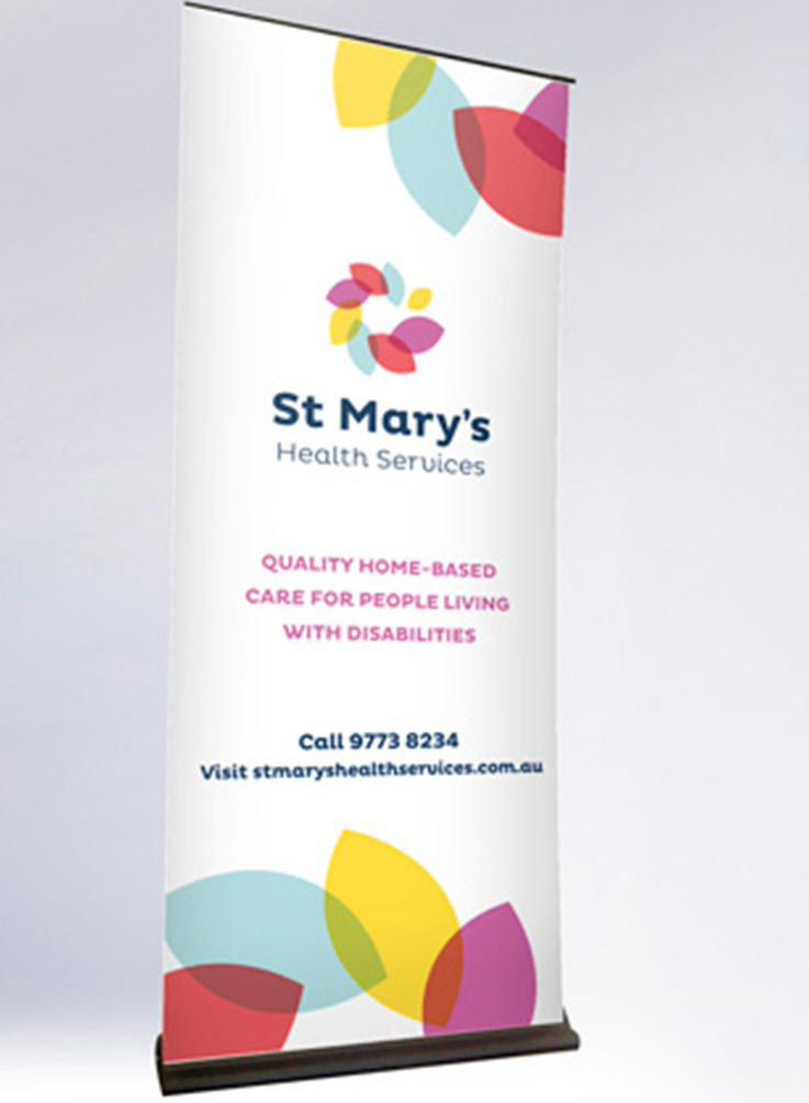 St Mary’s Health Services Pull Up Banner